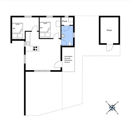 別荘 145-thisted-fiskervej-25-b ティステズ